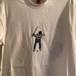 Eastside Golf X Mitchell & Ness heavyweight hype tee t-shirt Small Men's White